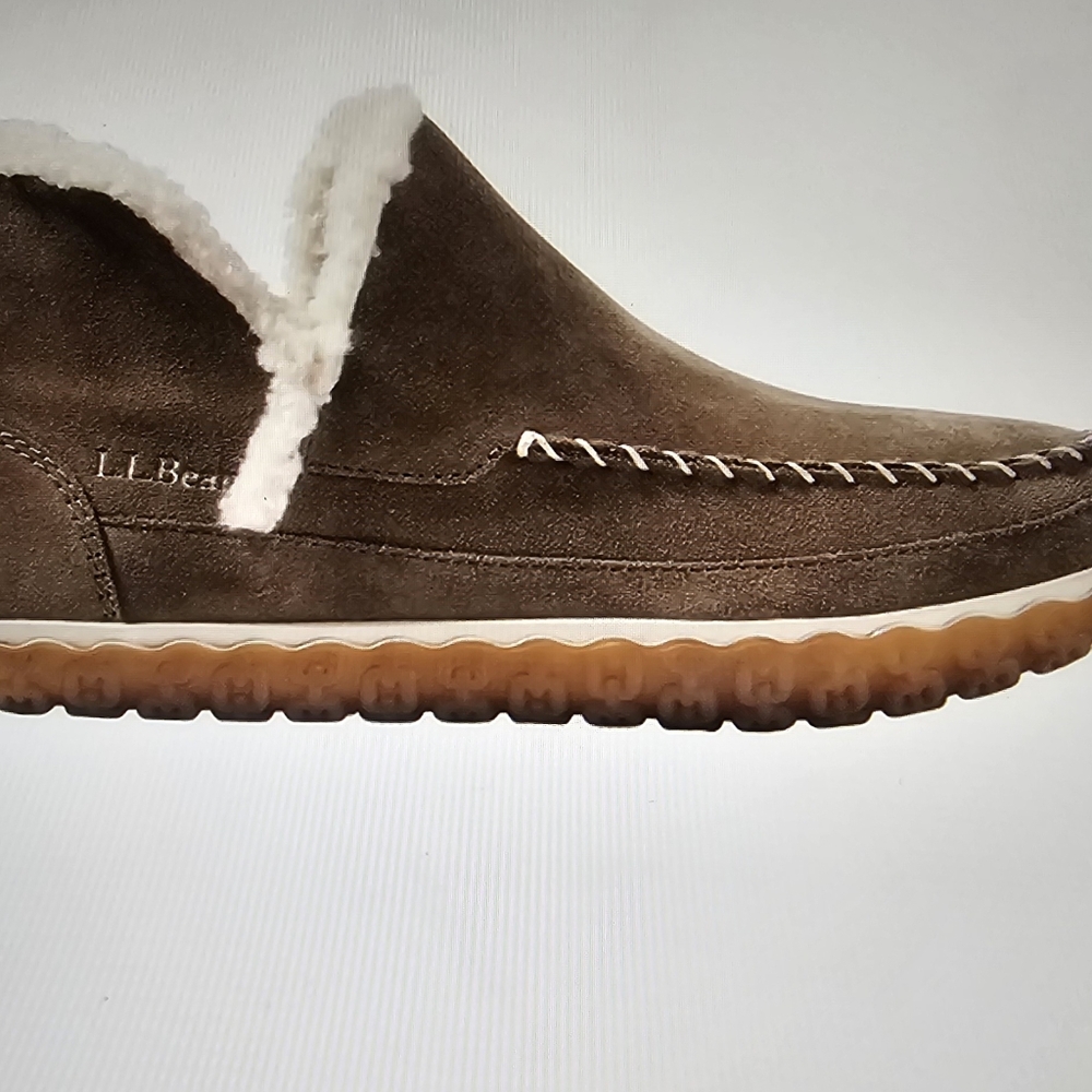 NWOT L.L. Bean Women's Mountain Slippers, Boot Mocs in Dark Cement size 8